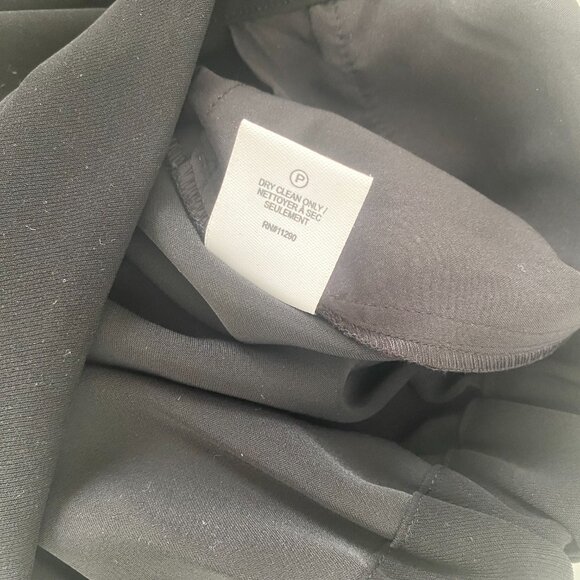 NWT IRO Black Asymmetric Draped Mini Pull On Skirt Size FR 38 S M MSRP $245 - Picture 11 of 11